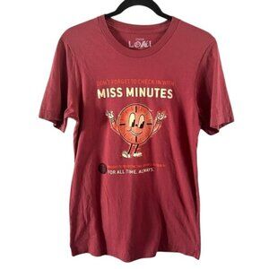 Marvel Loki Miss Minutes Graphic T-Shirt Sz Medium